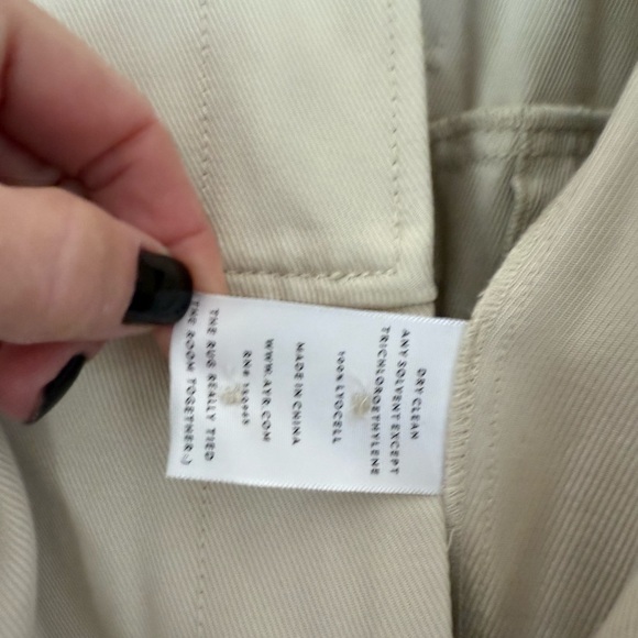 AYR Neo Jumpsuit Brand New Size XS - Risotto Khaki - Twill Cult Classic - Picture 9 of 11